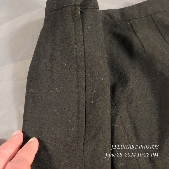 Vintage 100% Wool Lined Skirt Missing Brand Tag 1970's - Picture 3 of 15